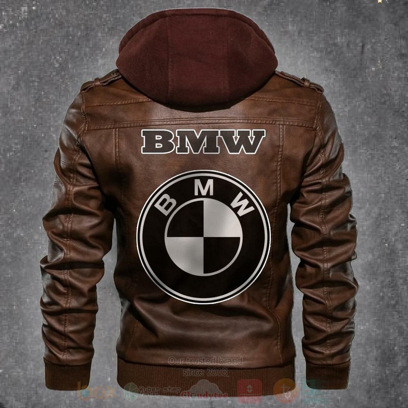 BMW Automobile Car Brown Motorcycle Leather Jacket