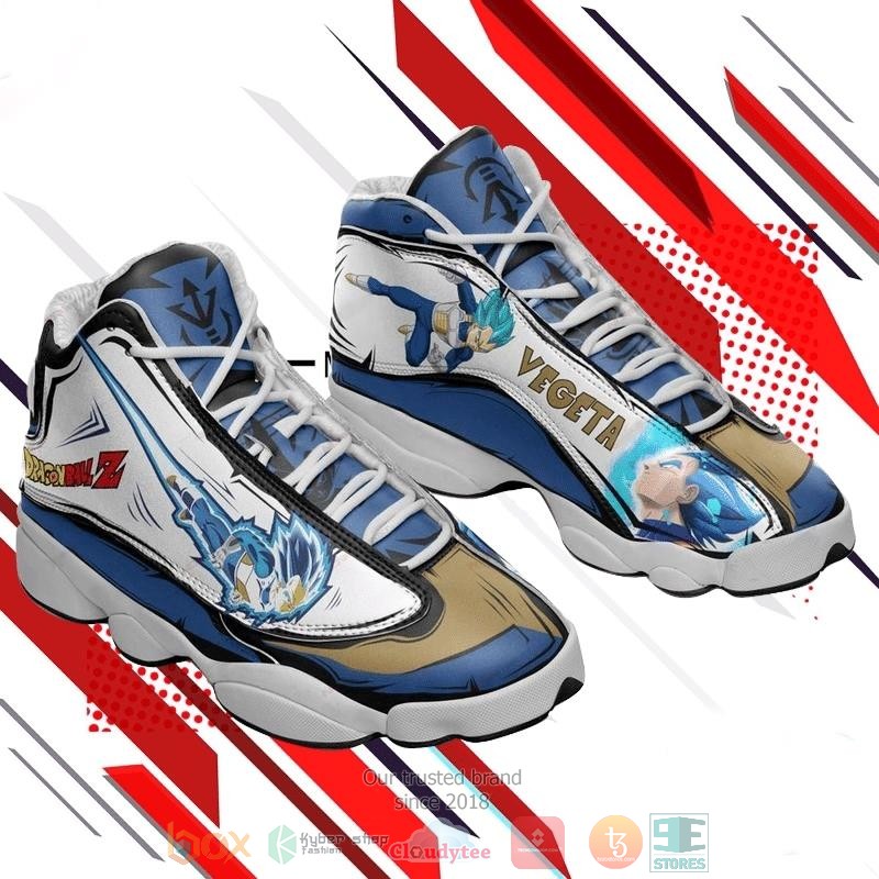 Blue Vegeta Anime Dragon Ball Air Jordan 13 shoes