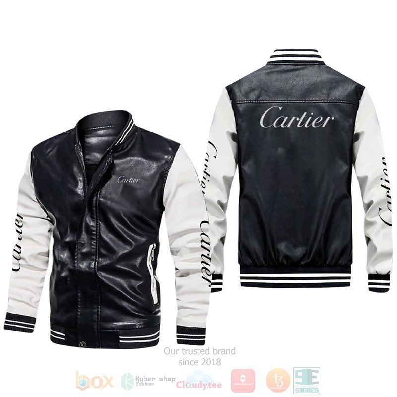 Cartier Leather Bomber Jacket