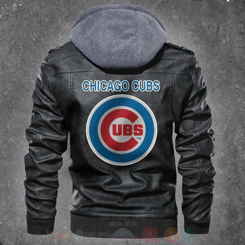 Chicago Cubs MLB Baseball Motorcycle Leather Jacket