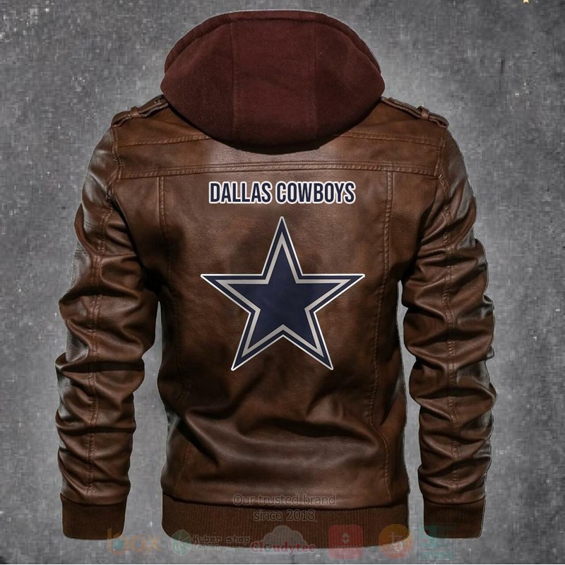 Dallas Cowboys NFL Football Motorcycle Leather Jacket