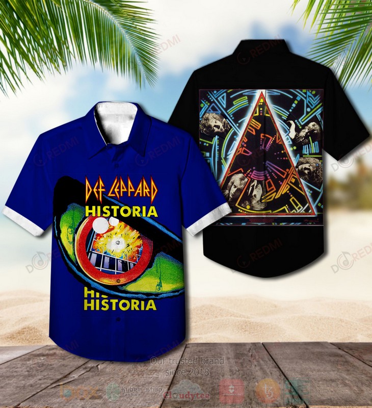 Def Leppard Historia Hawaiian Shirt