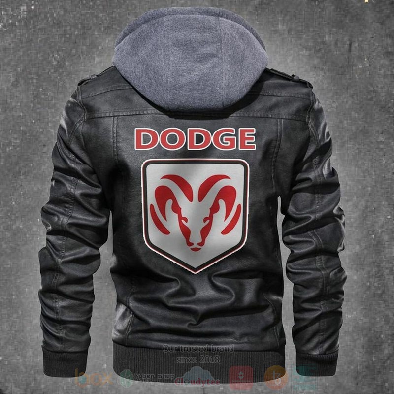 Dodge Automobile Car Motorcycle Leather Jacket