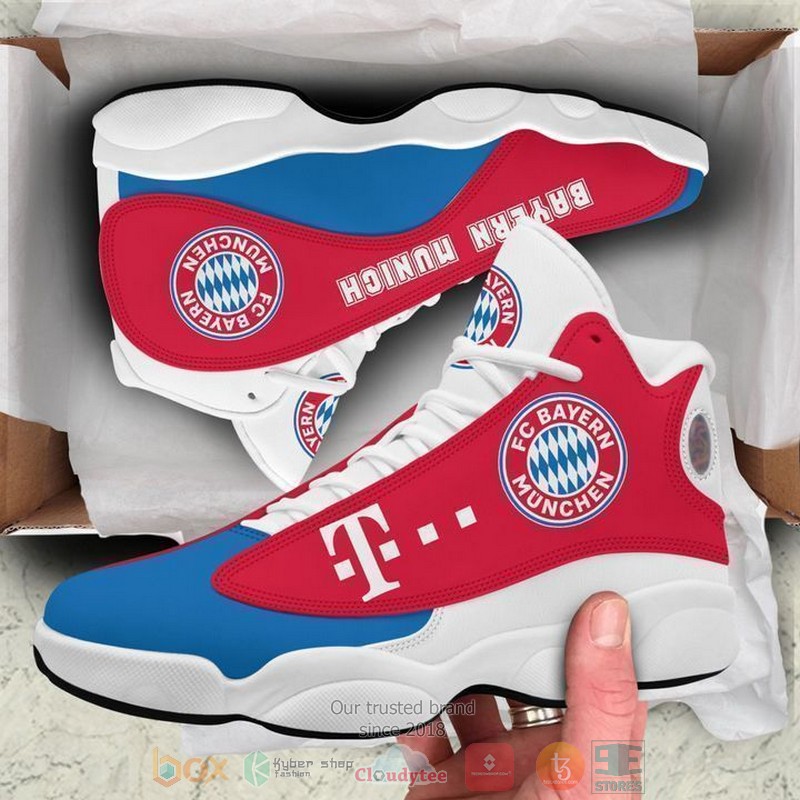 FC Bayern Munich football teams logo Air Jordan 13 shoes