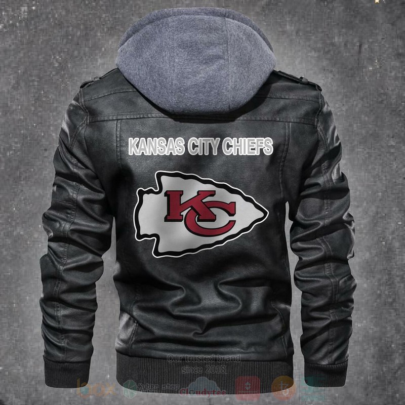 Kansas City Chiefs NFL Football Motorcycle Leather Jacket
