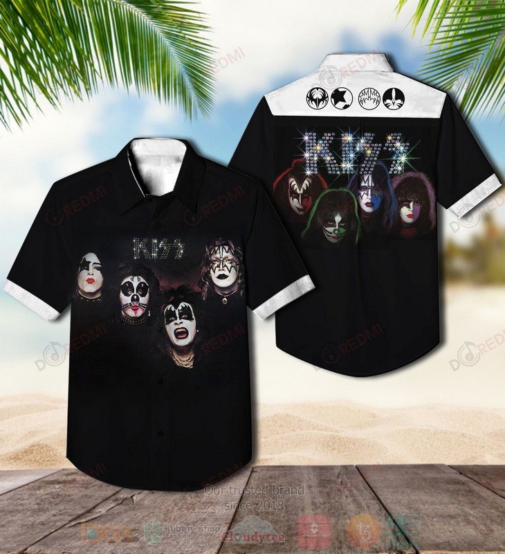 Kiss Style Band Hawaiian Shirt