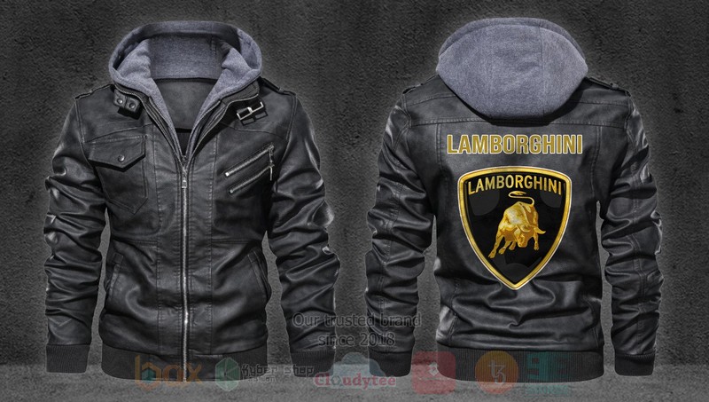 Lamborghini Automobile Car Motorcycle Leather Jacket