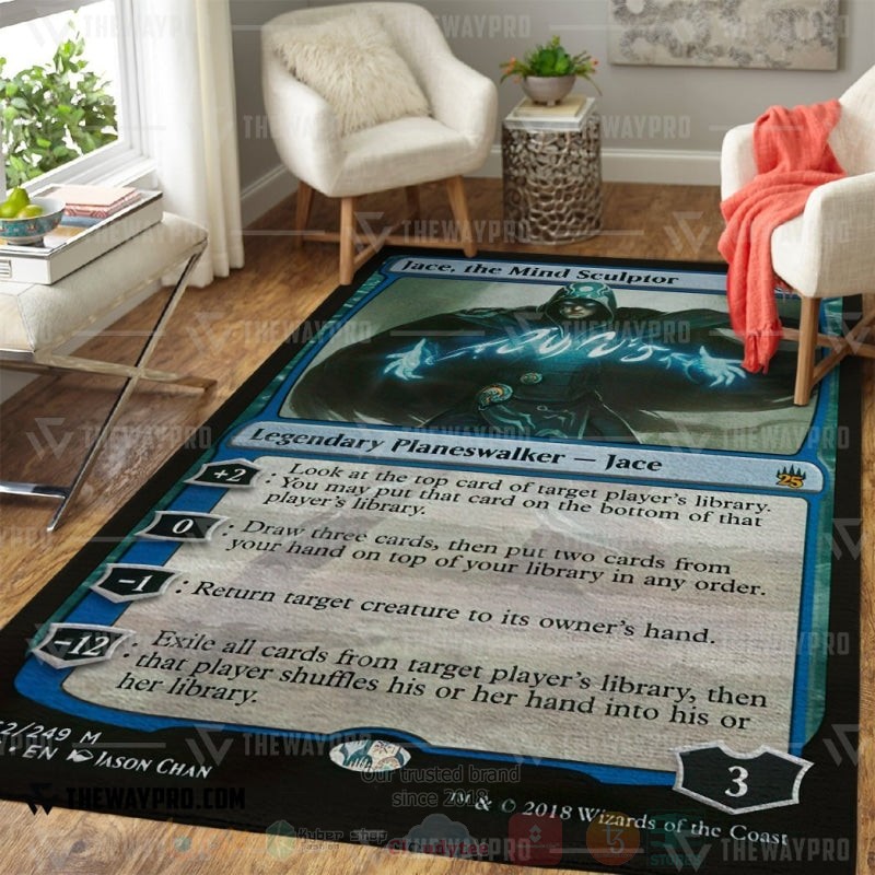 Magic The Gathering Jace the Mind Sculptor Rug