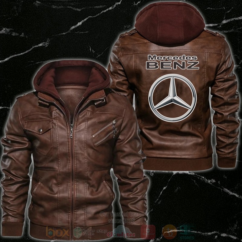 Mercedes Benz Automobile Car Motorcycle Leather Jacket