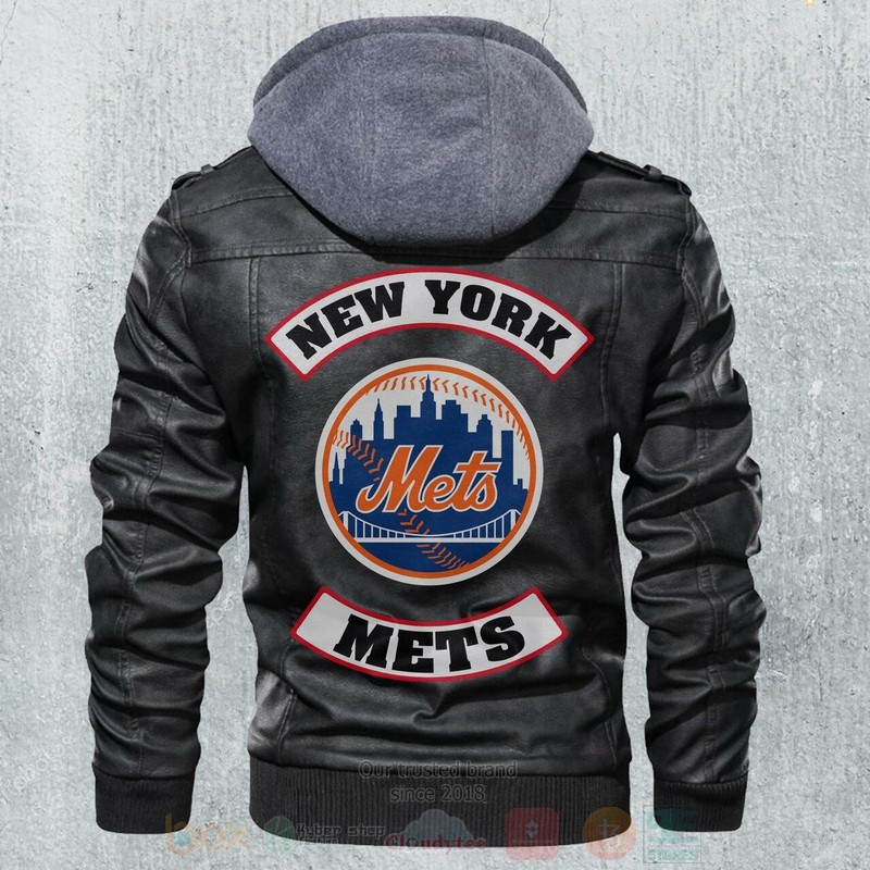 New York Mets MLB Baseball Motorcycle Leather Jacket