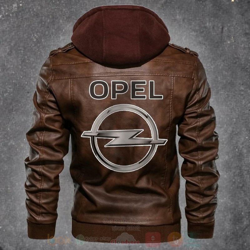Opel Automobile Car Brown Motorcycle Leather Jacket