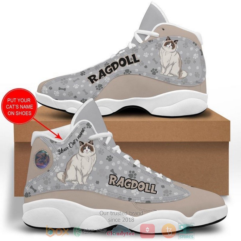 Personalized Ragdoll cat custom Air Jordan 13 shoes