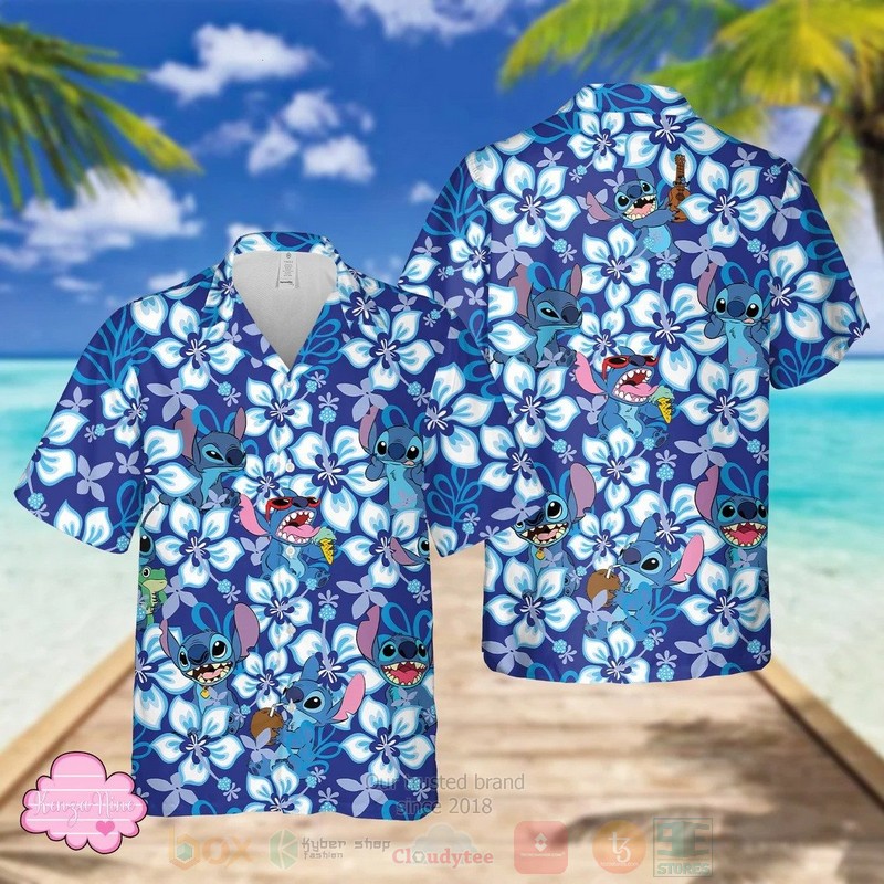 Stitch Cute Hawaiian Shirt