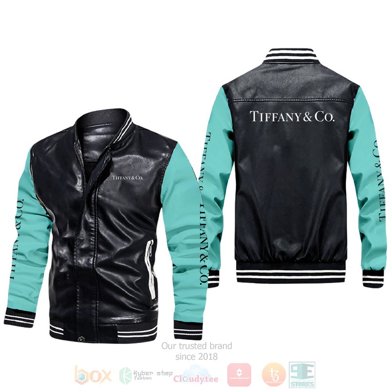 Tiffany Co. Leather Bomber Jacket