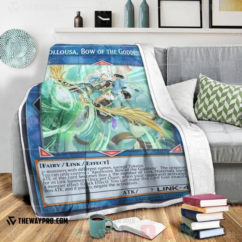 Yu Gi Oh Apollousa Bow of The Goddess Soft Blanket 1
