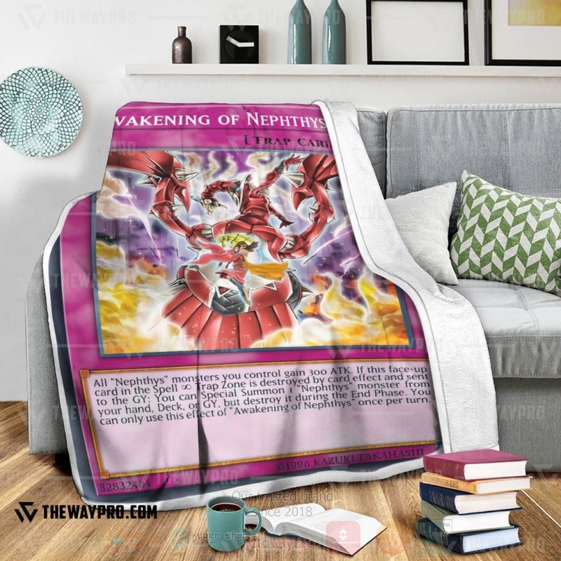 Yu Gi Oh Awakening of Nephthys Soft Blanket 1