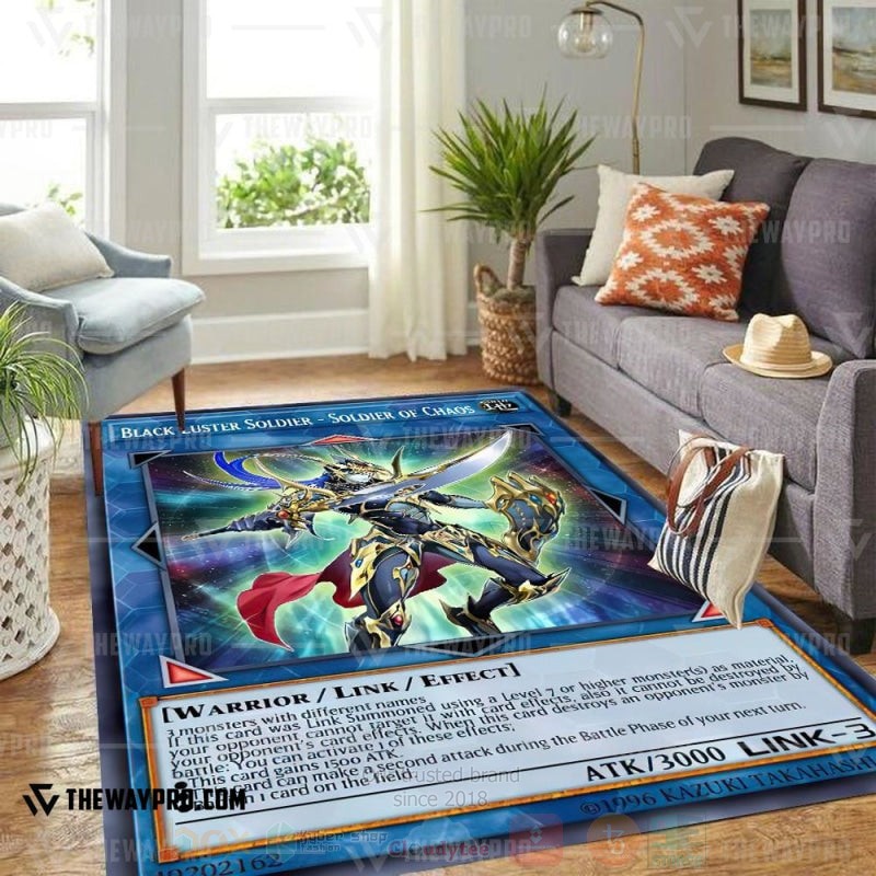Yu Gi Oh Black Luster Soldier of Chaos Rug
