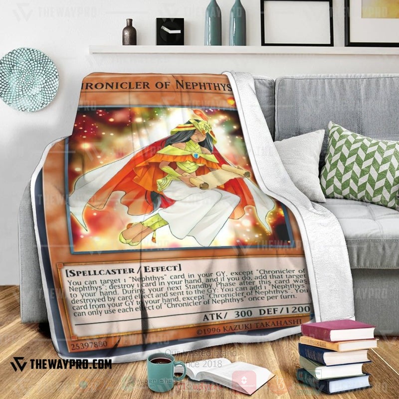 Yu Gi Oh Chronicler of Nephthys Soft Blanket 1