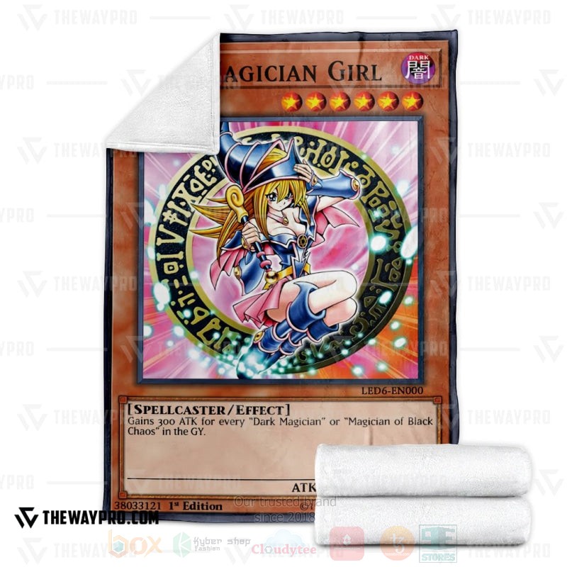 Yu Gi Oh Dark Magician Girl Soft Blanket 1