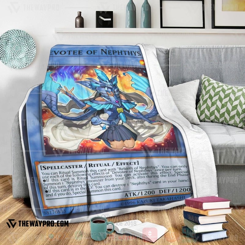 Yu Gi Oh Devotee of Nephthys Soft Blanket 1