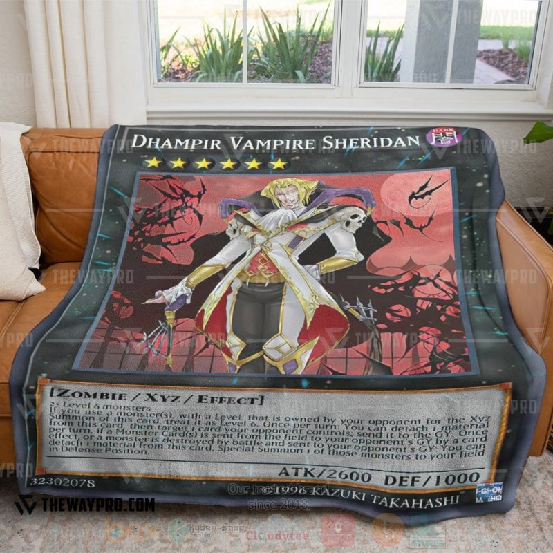 Yu Gi Oh Dhampir Vampire Sheridan Soft Blanket