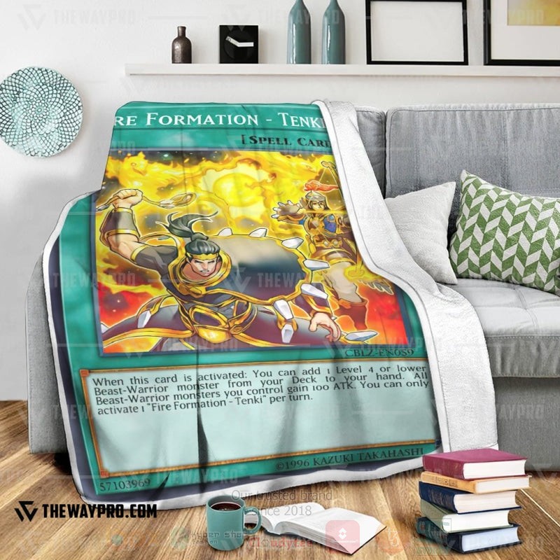 Yu Gi Oh Fire Formation Tenki Soft Blanket 1