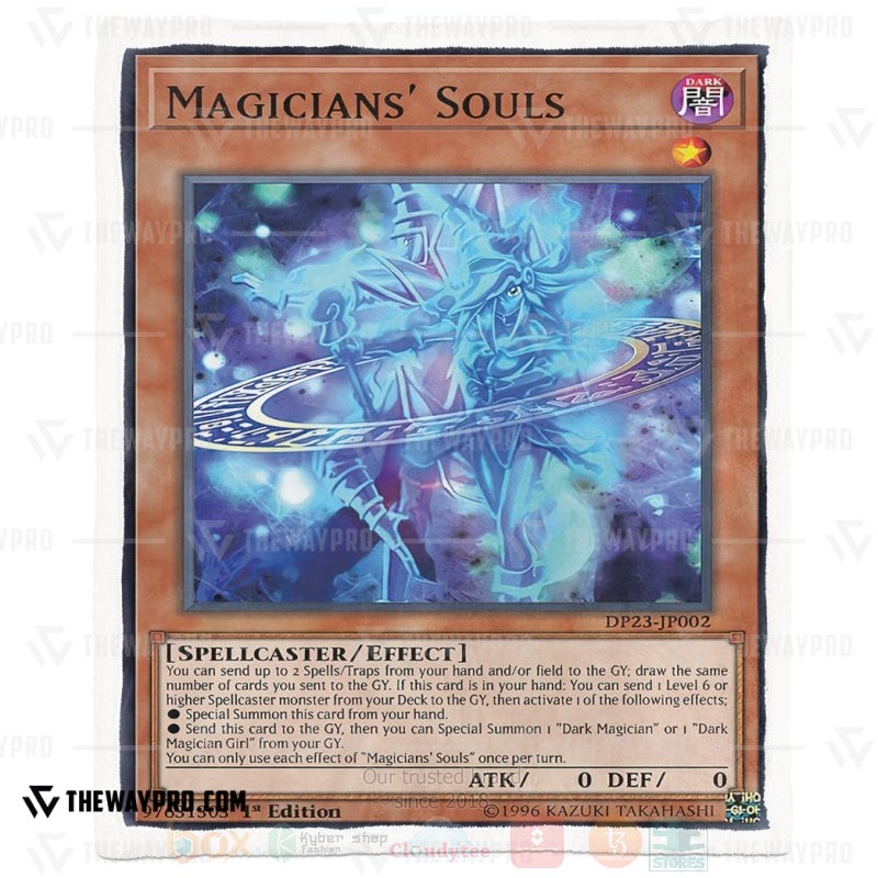 Yu Gi Oh Magician Souls Soft Blanket 1 2