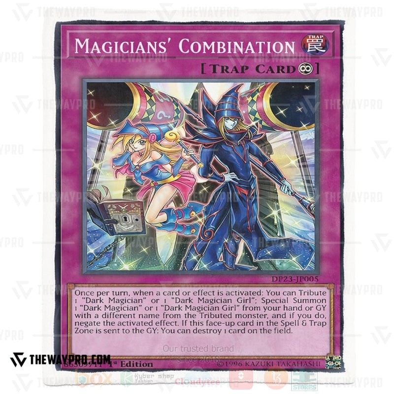 Yu Gi Oh Magicians Combination Soft Blanket 1 2