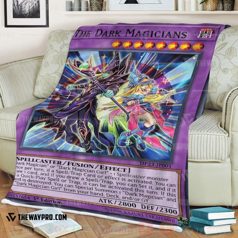Yu Gi Oh The Dark Magicians Soft Blanket 1