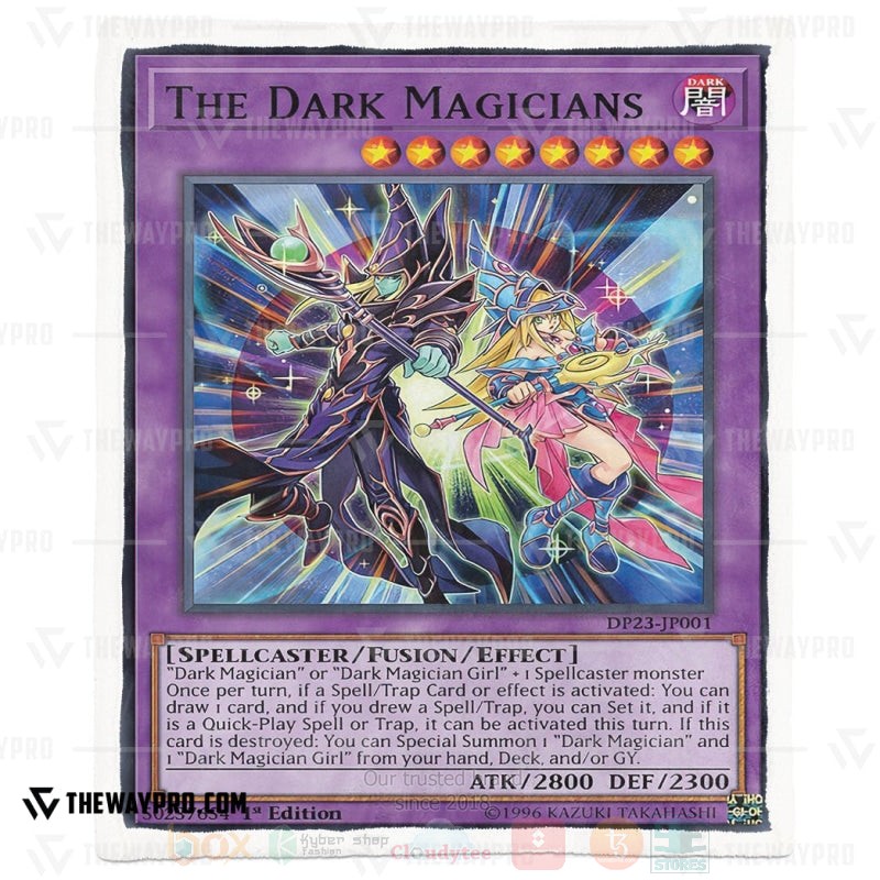 Yu Gi Oh The Dark Magicians Soft Blanket 1 2