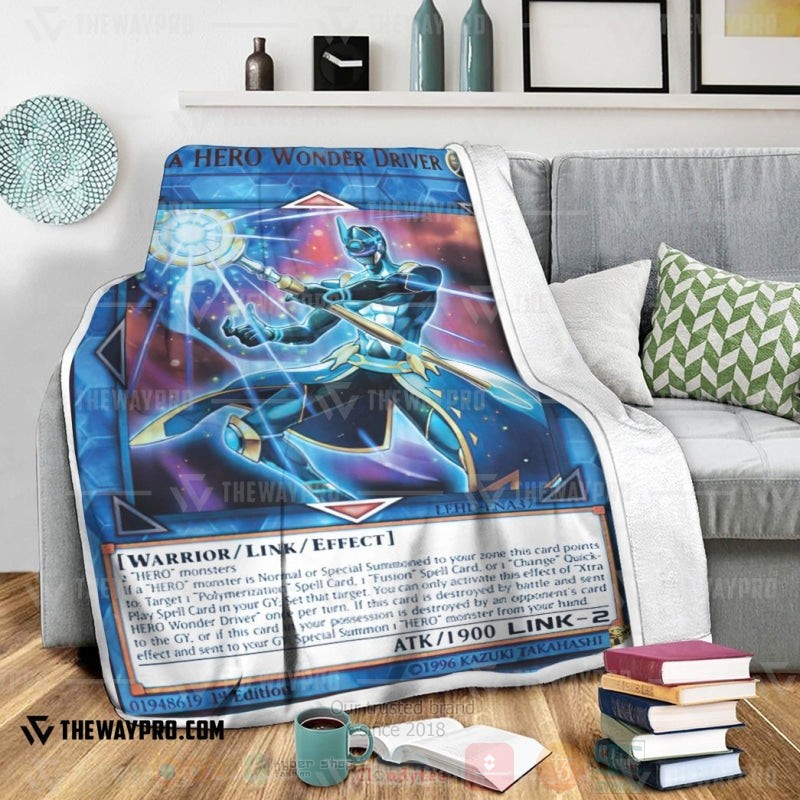 Yu Gi Oh Xtra HERO Wonder Driver Soft Blanket 1
