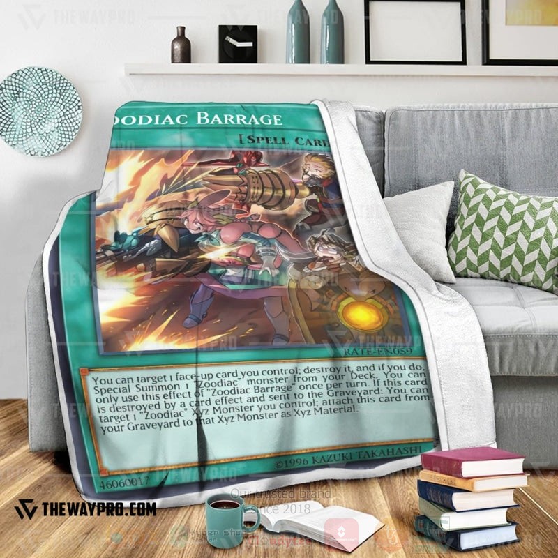 Yu Gi Oh Zoodiac Barrage Soft Blanket 1