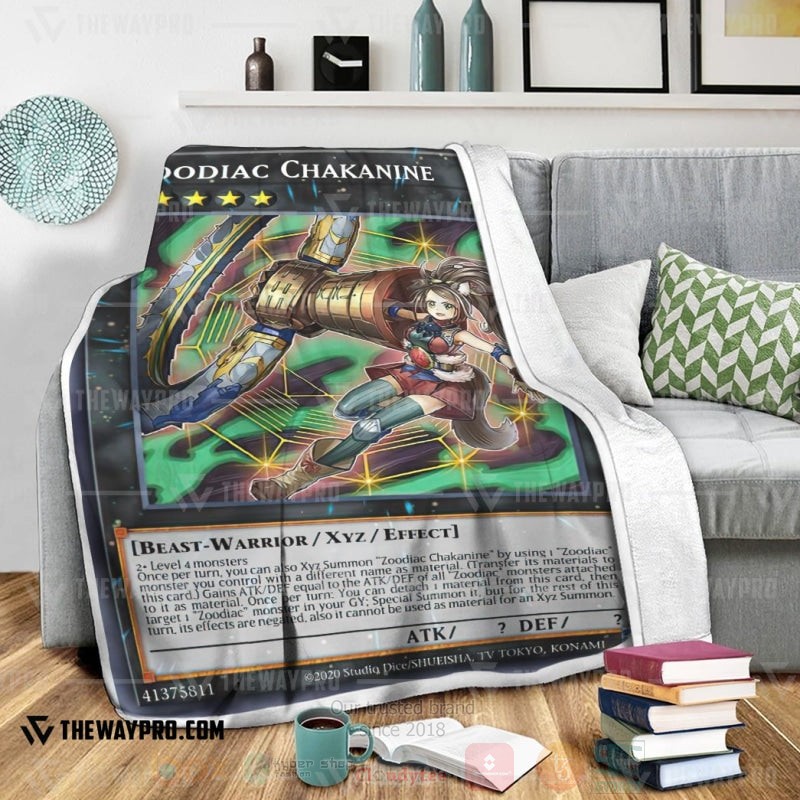 Yu Gi Oh Zoodiac Chakanine Soft Blanket 1