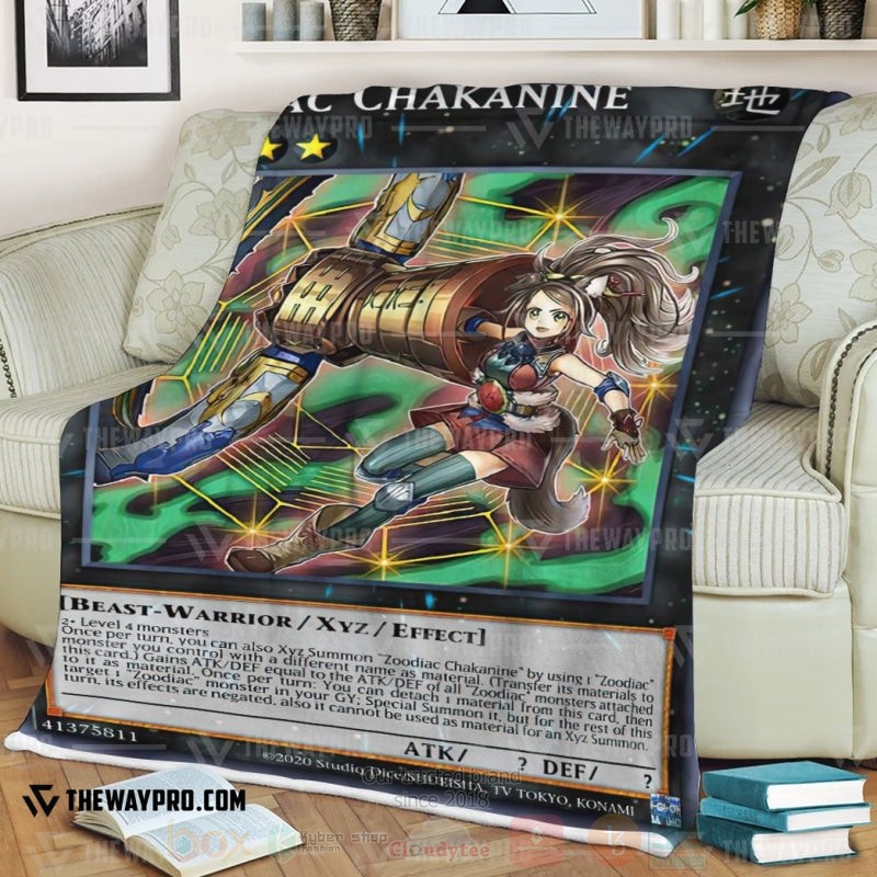 Yu Gi Oh Zoodiac Chakanine Soft Blanket 1 2