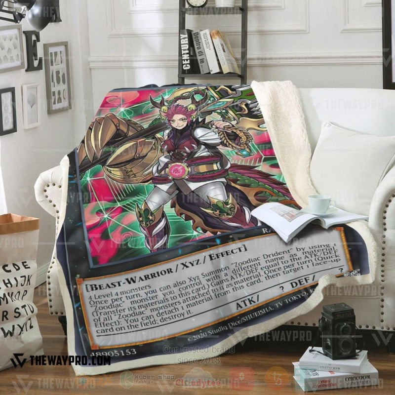 Yu Gi Oh Zoodiac Drident Soft Blanket