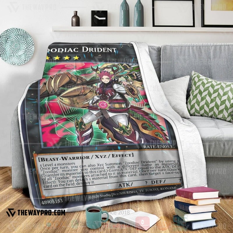 Yu Gi Oh Zoodiac Drident Soft Blanket 1