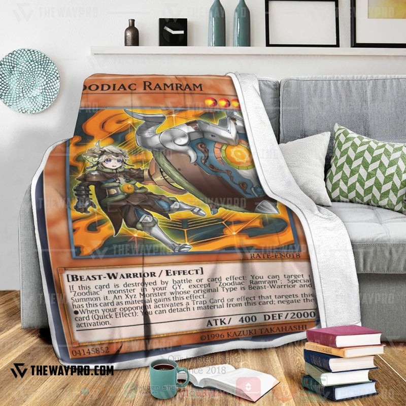 Yu Gi Oh Zoodiac Ramram Soft Blanket 1
