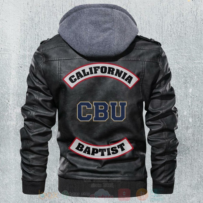 California Baptist NCAA Football Motorcycle Leather Jacket