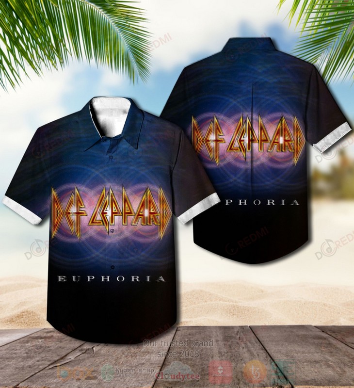Def Leppard Euphoria Hawaiian Shirt