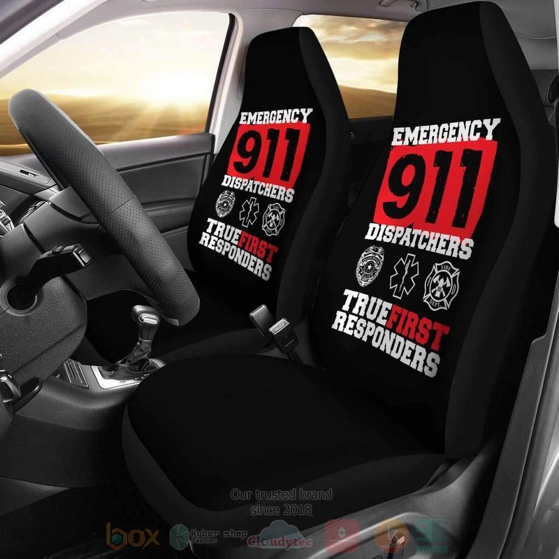 911 Dispatchers Fitness Car Seat Cover