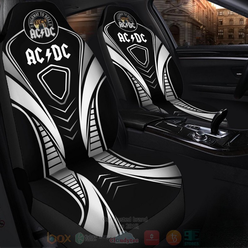 AC DC Band Car Seat Cover 1
