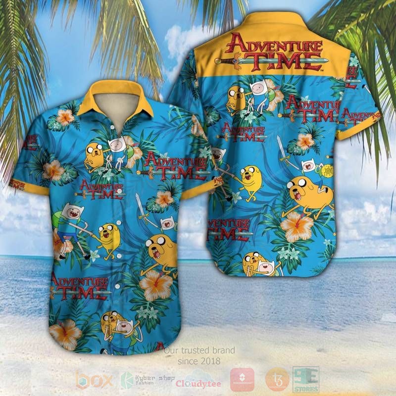 Adventure Time Short Sleeve Hawaiian Shirt