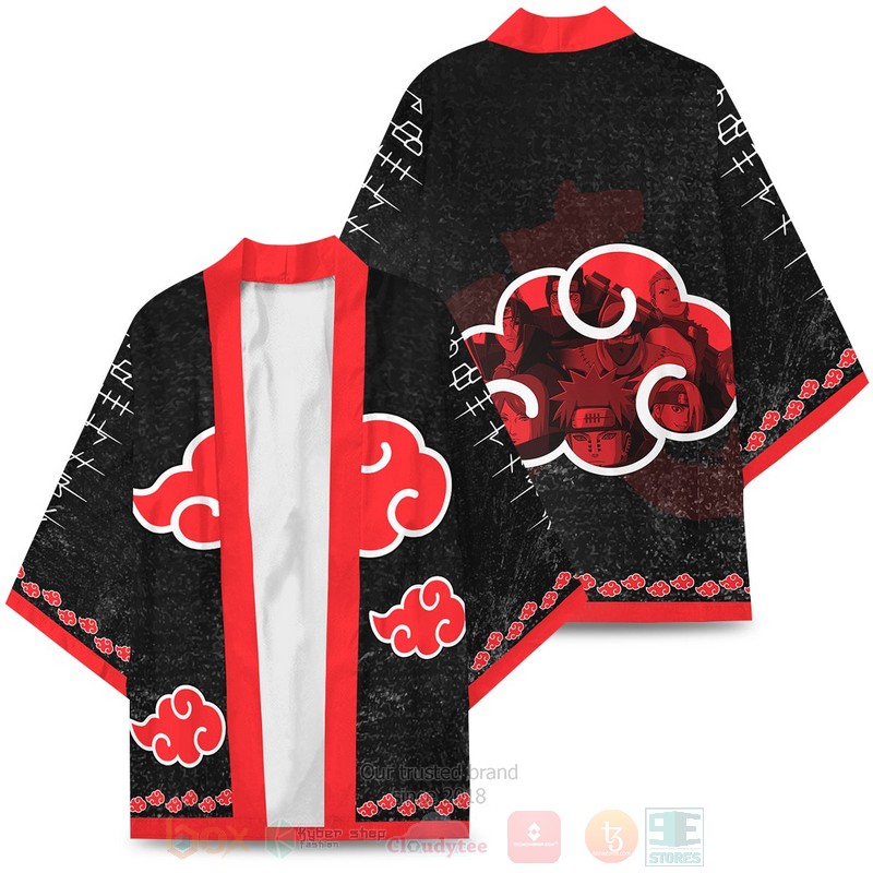 Anime Akatsuki Warriors Naruto Inspired Kimono