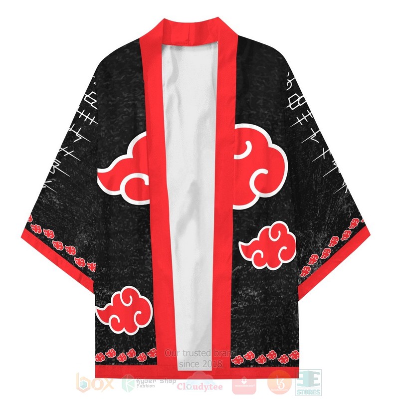 Anime Akatsuki Warriors Naruto Inspired Kimono 1 2