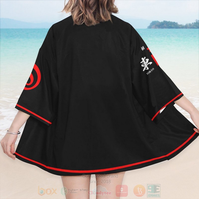 Anime Draken Ryuguji Tokyo Revengers Black Inspired Kimono 1 2 3 4 5