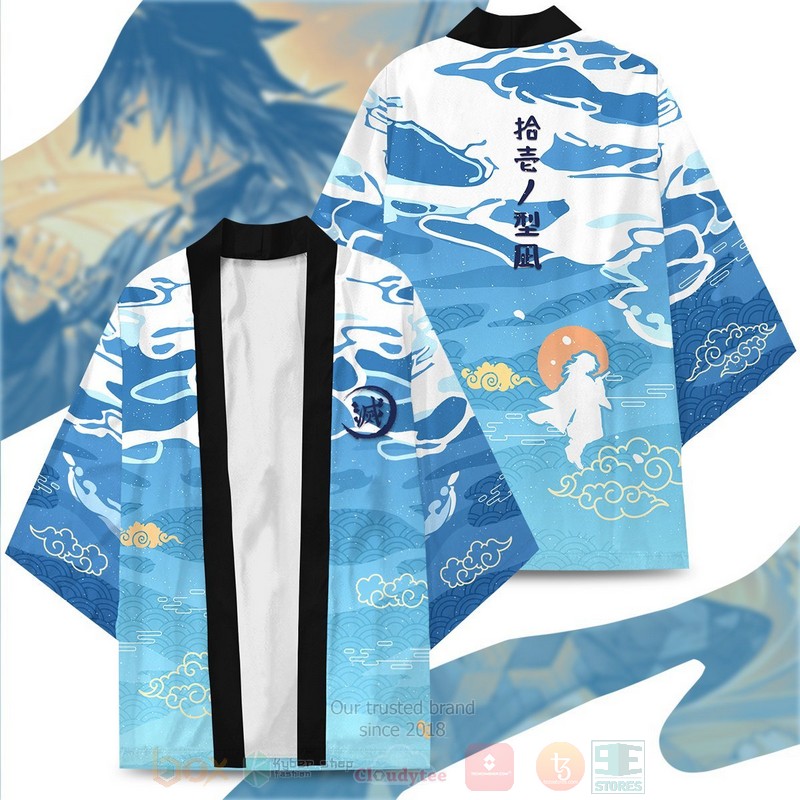 Anime Dreamy Giyu Kimetsu No Yaiba Inspired Kimono 1