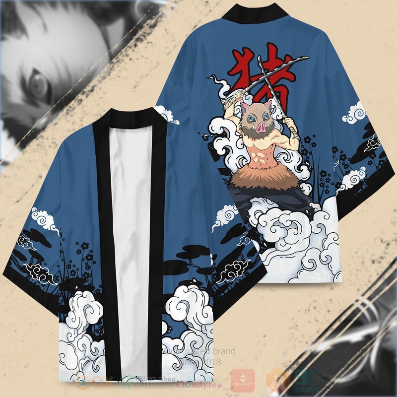 Anime Dreamy Inosuke Kimetsu No Yaiba Inspired Kimono 1