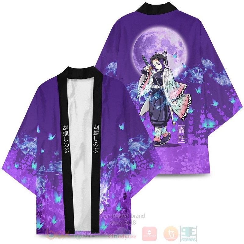 Anime Dreamy Shinobu Kimetsu no Yaiba Inspired Kimono