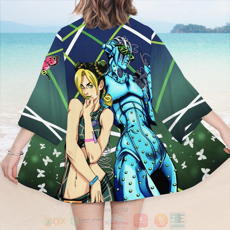 Anime Jolyne Stone Free JoJos Inspired Kimono 1 2 3 4 5