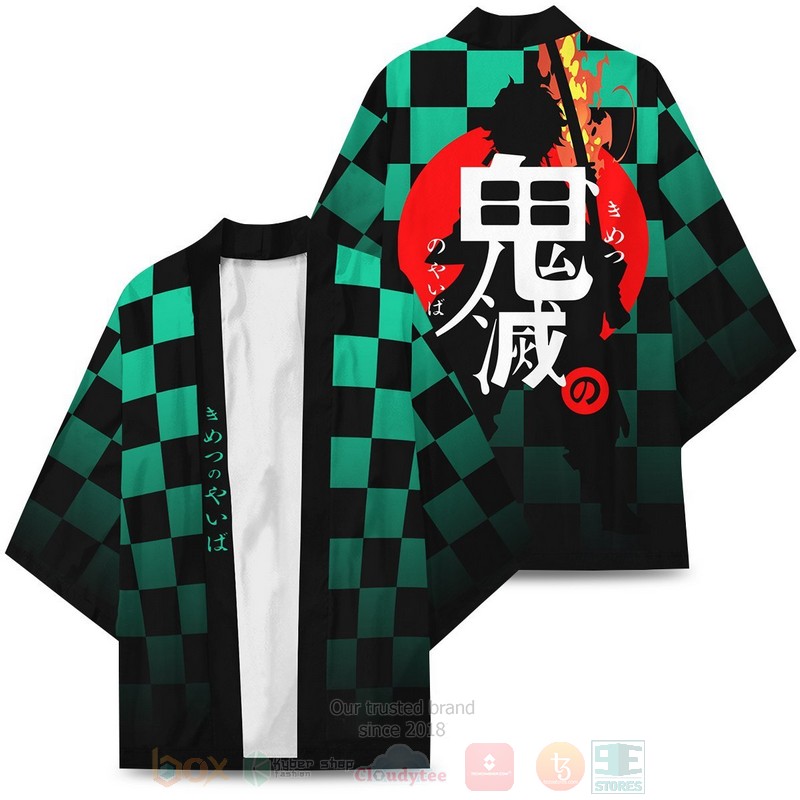 Anime Kimetso No Yaiba Tanjiro Demon Slayer Inspired Kimono